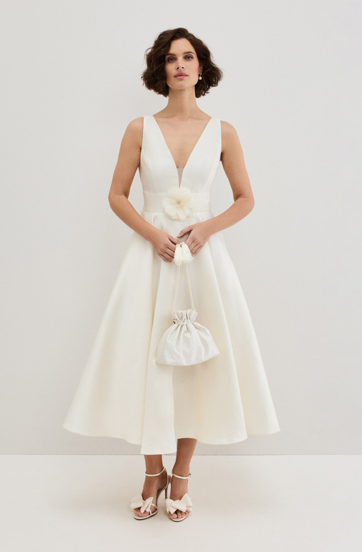 Woman wearing Phase Eight bridal style