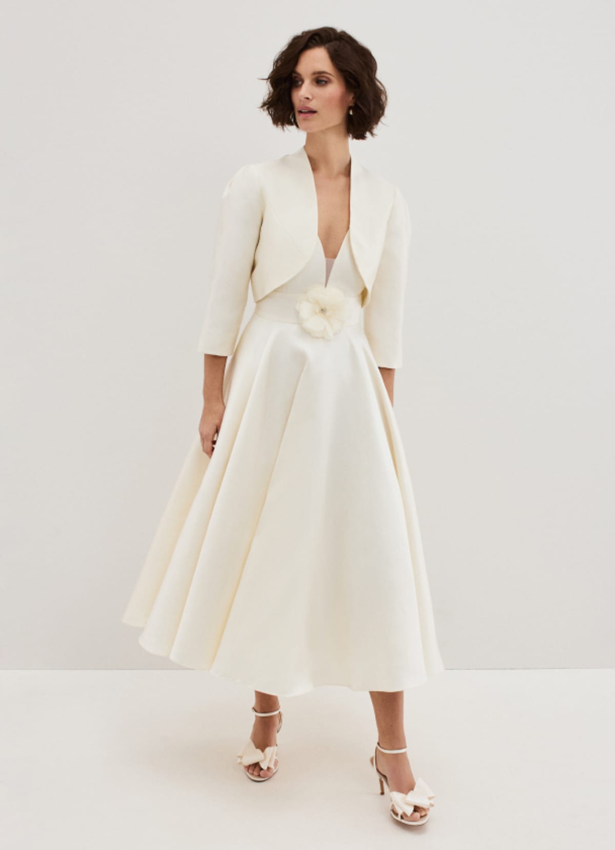 Woman wearing Phase Eight bridal style