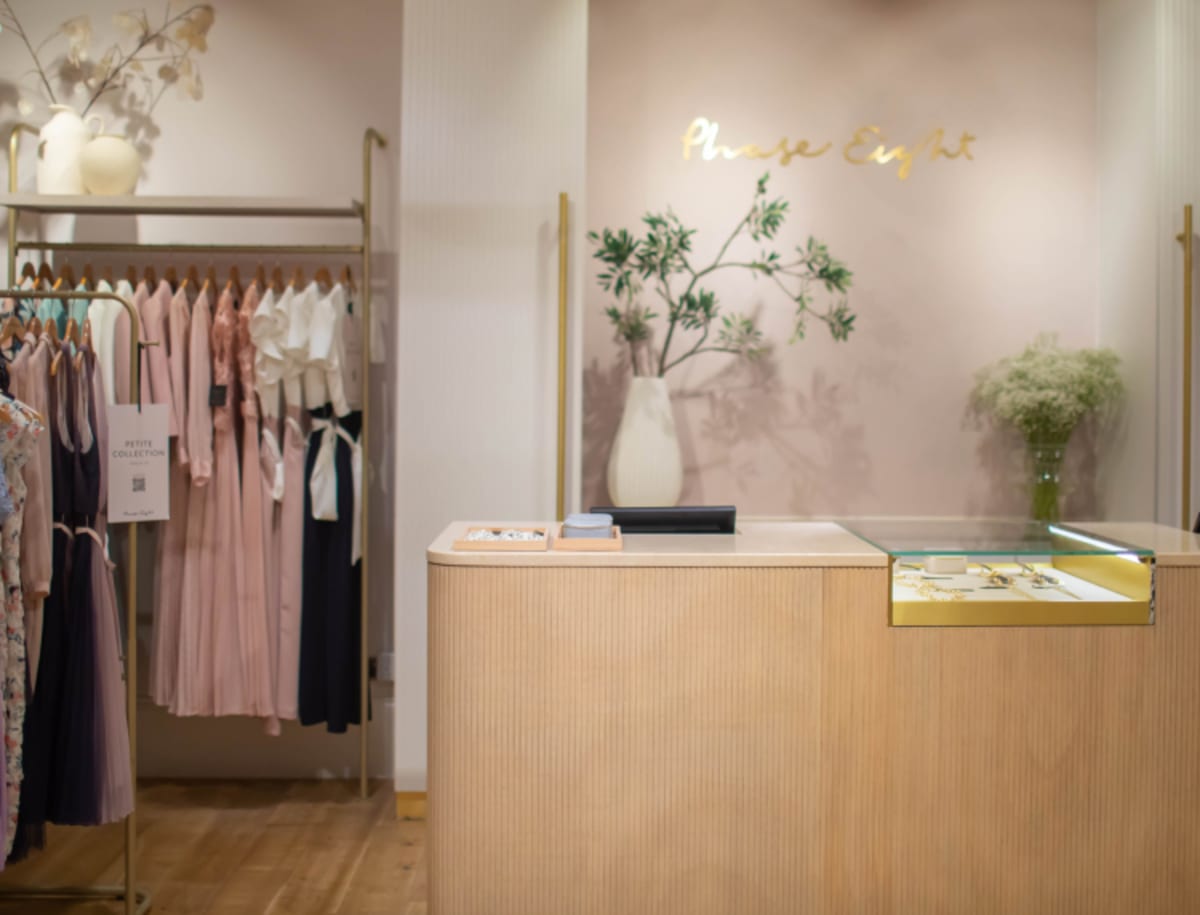 Image inside a Phase Eight store